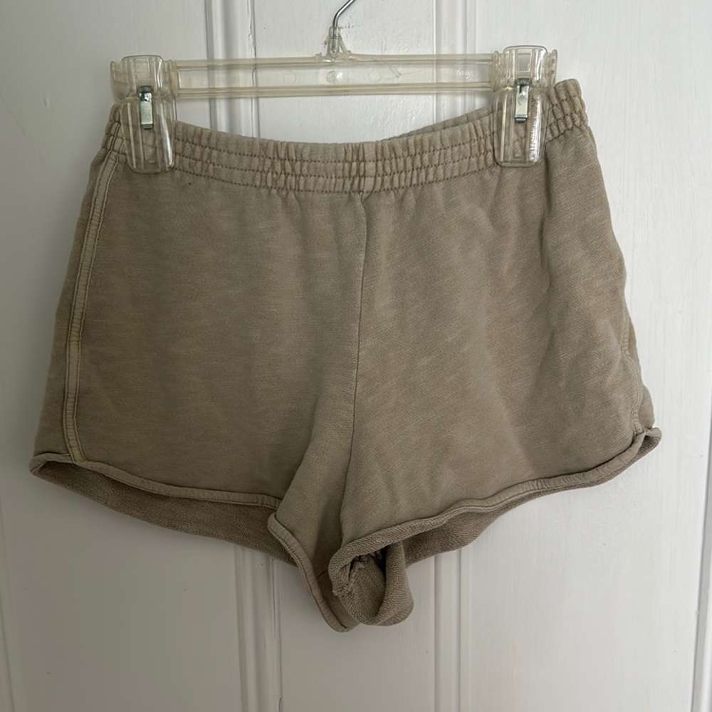 Madewell MWL Curved-Hem Sweatshorts